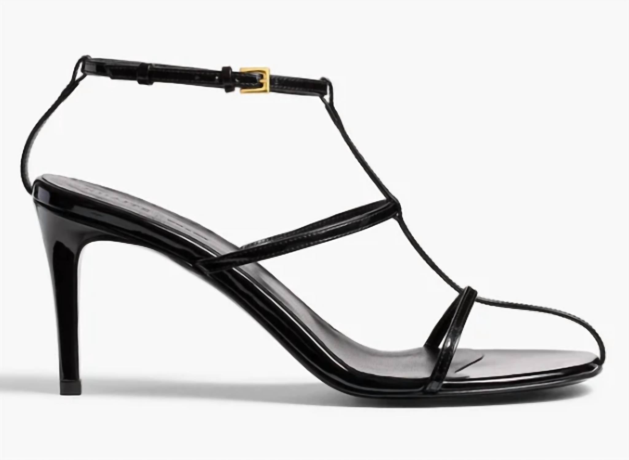Khaite Women's Cage Sandal in black - women's heels