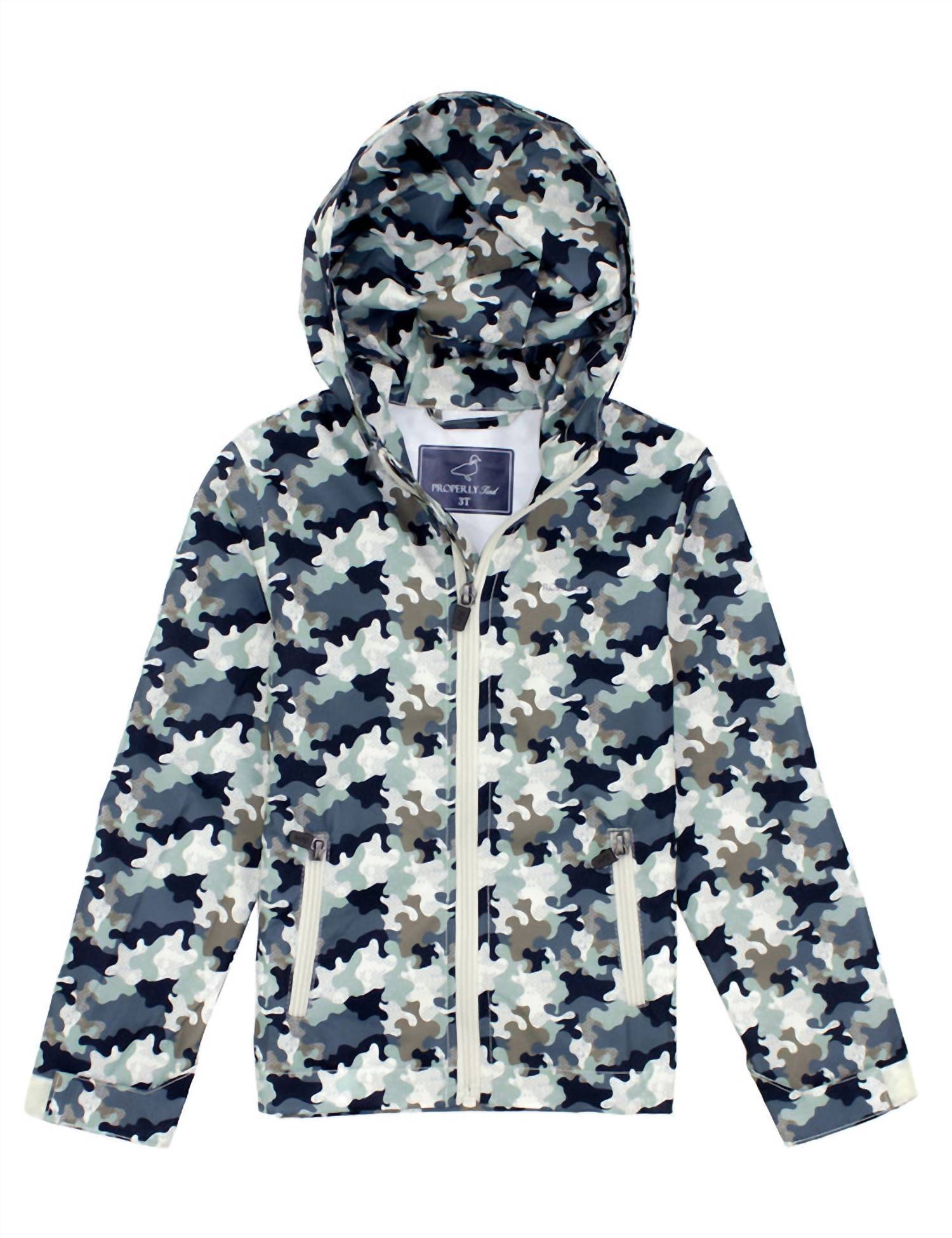 Properly Tied - Boy's Canopy Rain Jacket