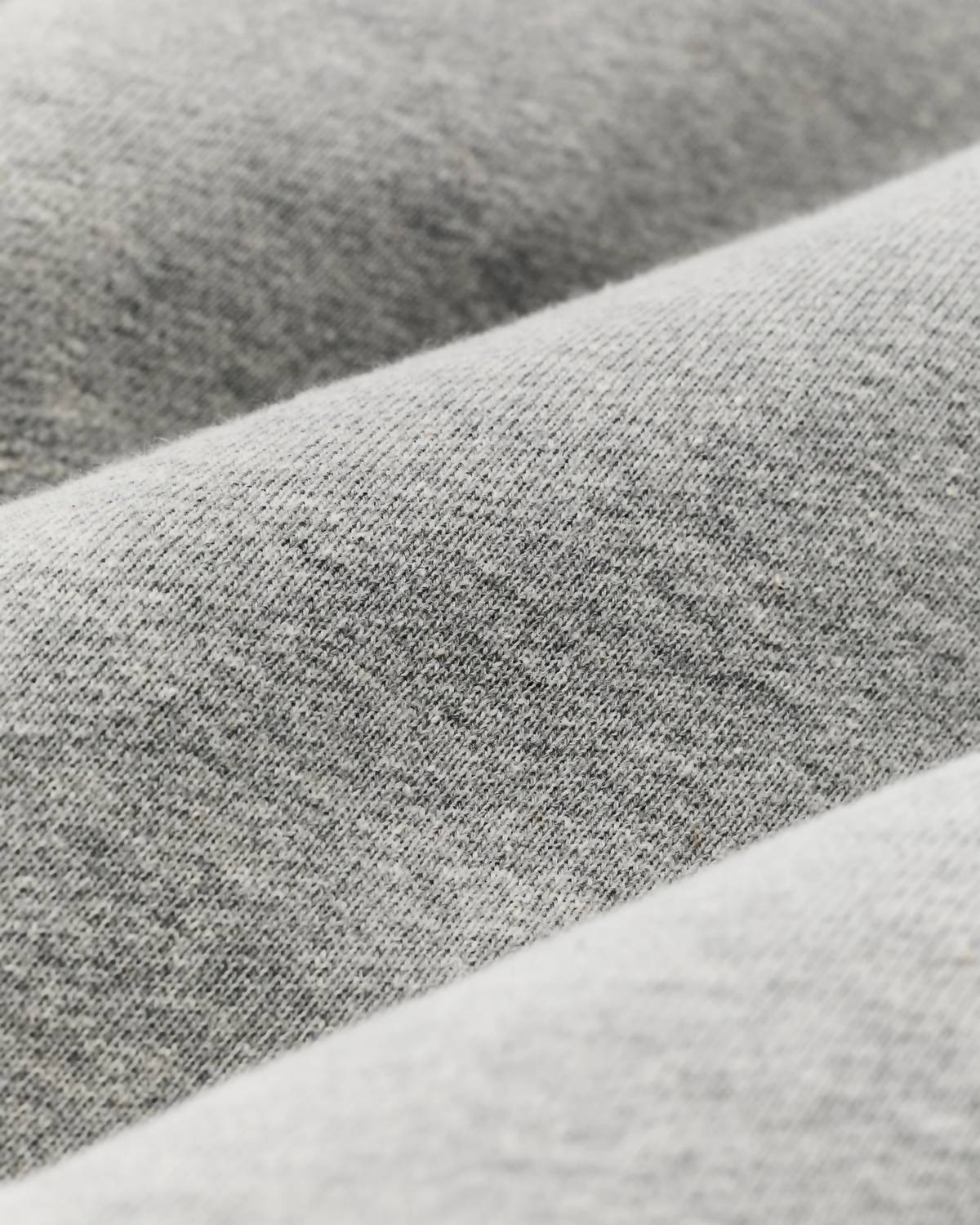 FILSON Men's Quarter Zip Terry Sweatshirt in heather gray - women's top - detail view