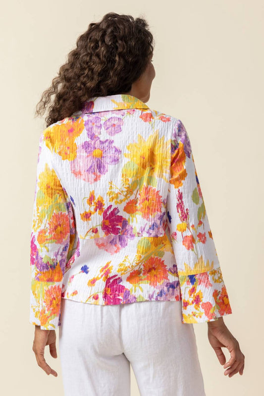 Habitat - Crinkle Cotton Sunflower Flounce Jacket