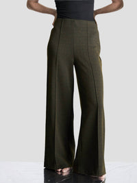 Ichi - KATE Jacquard Wide Leg Lizard Pant
