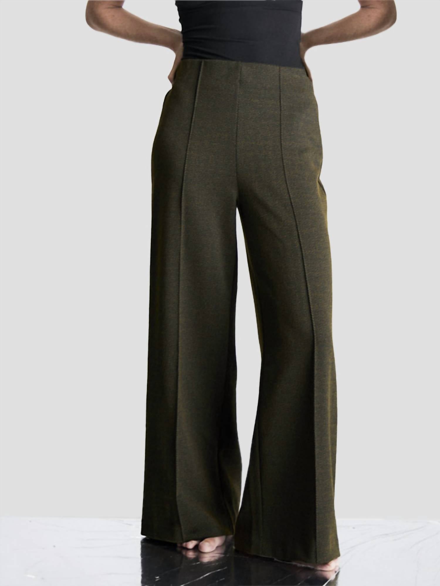 Ichi - KATE Jacquard Wide Leg Lizard Pant