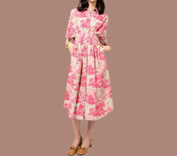 Uncle Frank - The Parisian Charm Tucked Dress