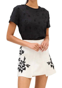 Allison New York - Embroidered Caroline Skirt