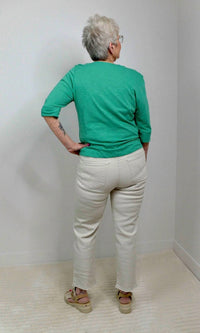 Democracy - Pale Stone Slim Straight Pants