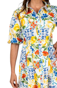 Scapa - Floral Button Down Midi Dress