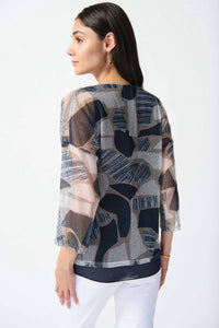 Joseph Ribkoff - Mesh Knit Sweater