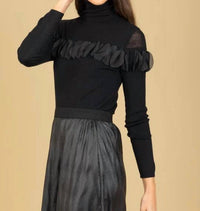 Jessie Liu - Merino Wool Turtle Sweater