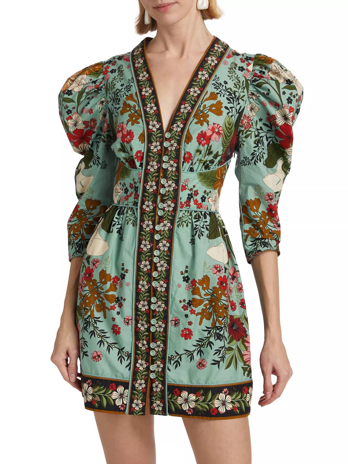 Farm Rio - Beauty Bouquet Floral Mini Dress