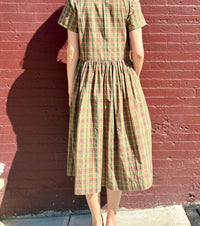 Rose Velvet - Hope Cotton Plaid Dress
