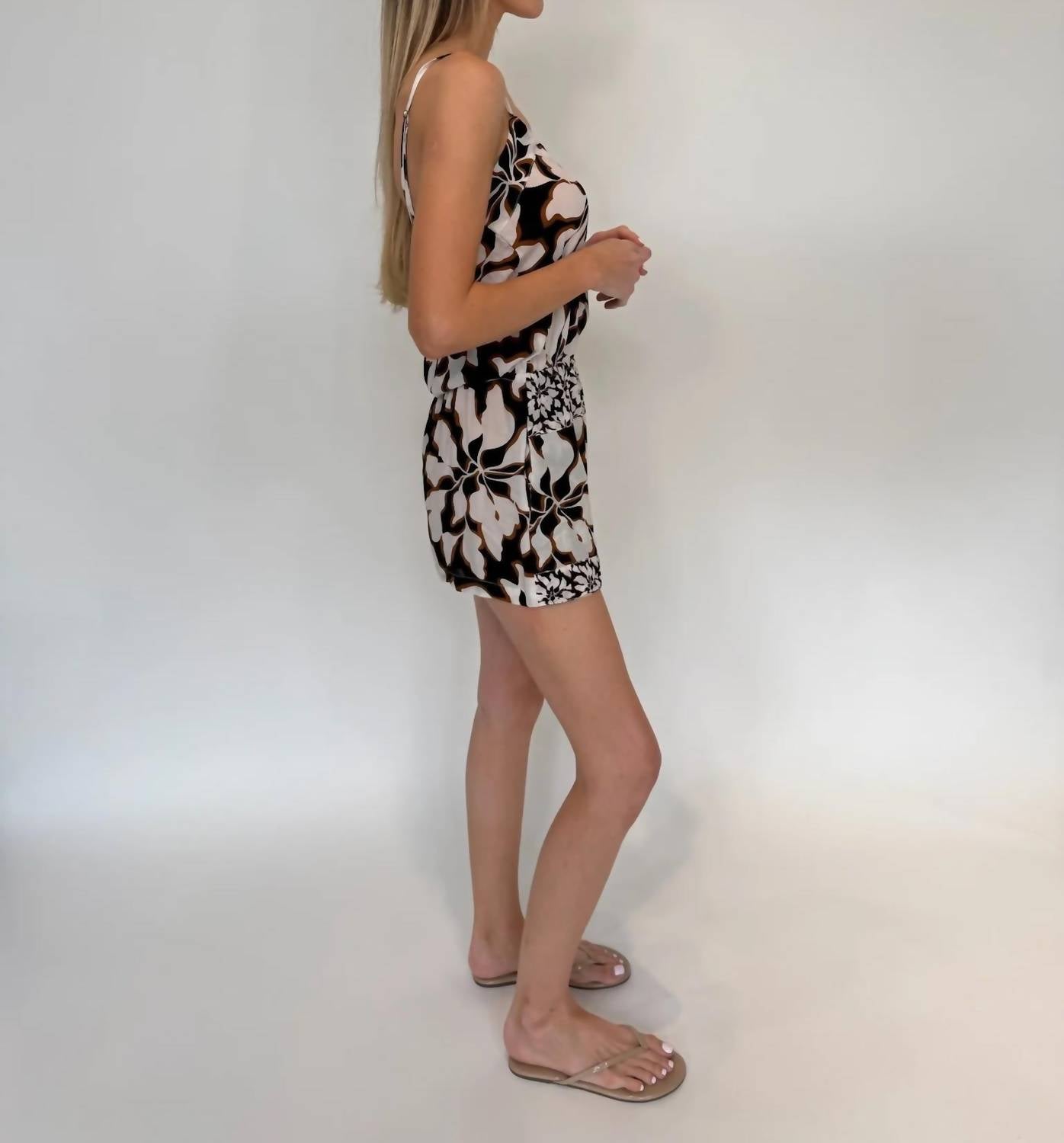 Khush Calista Romper in oomcrest black - women's pants - alternate view