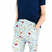 Emerson And Friends - Women's Play Ball Baseball Relaxed Bamboo Lounge Pajama Pants