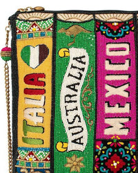 Mary Frances - Women's Well Traveled Crossbody Clutch Bag