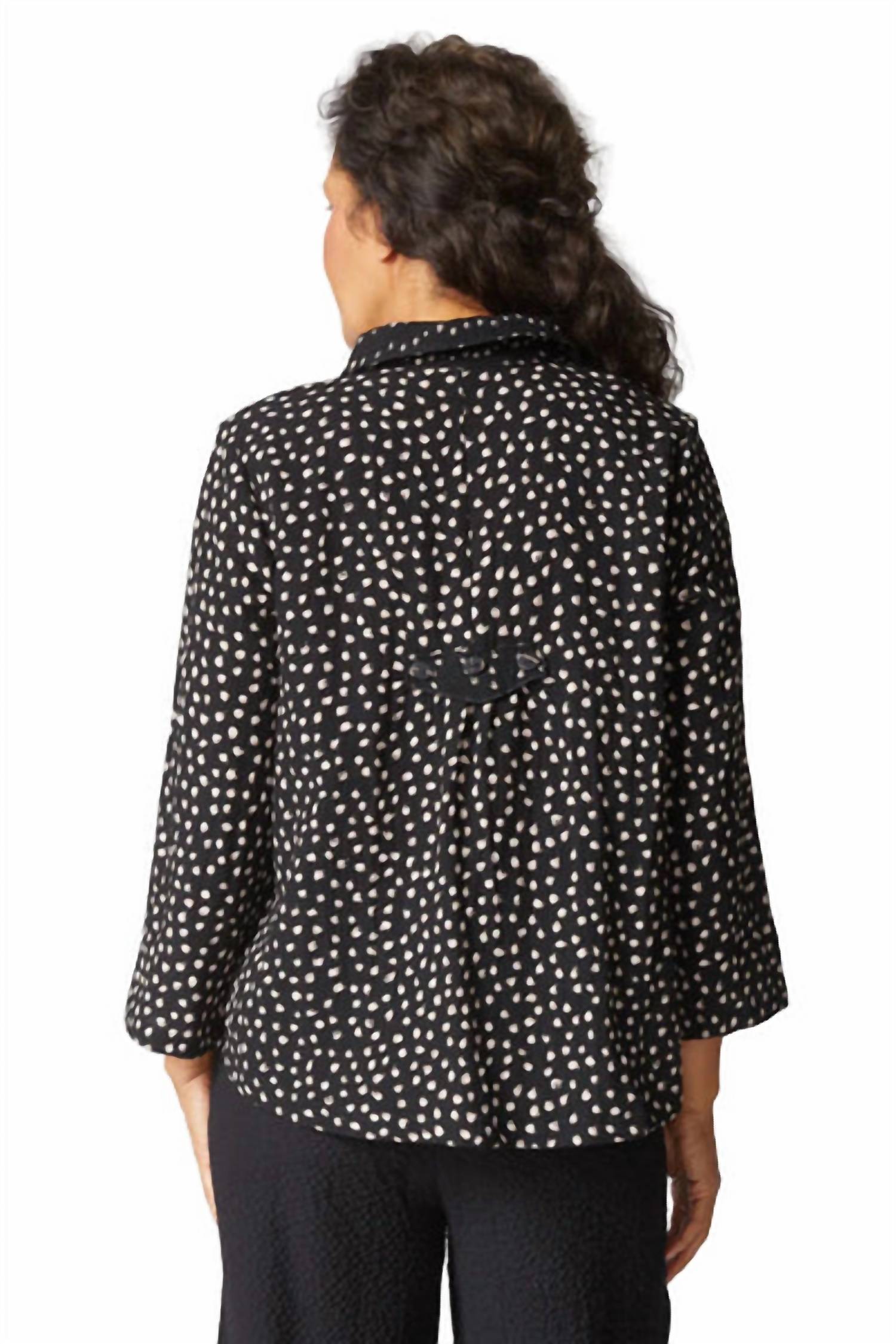 Escape By Habitat - Dot Mix Pleat Back Jacket