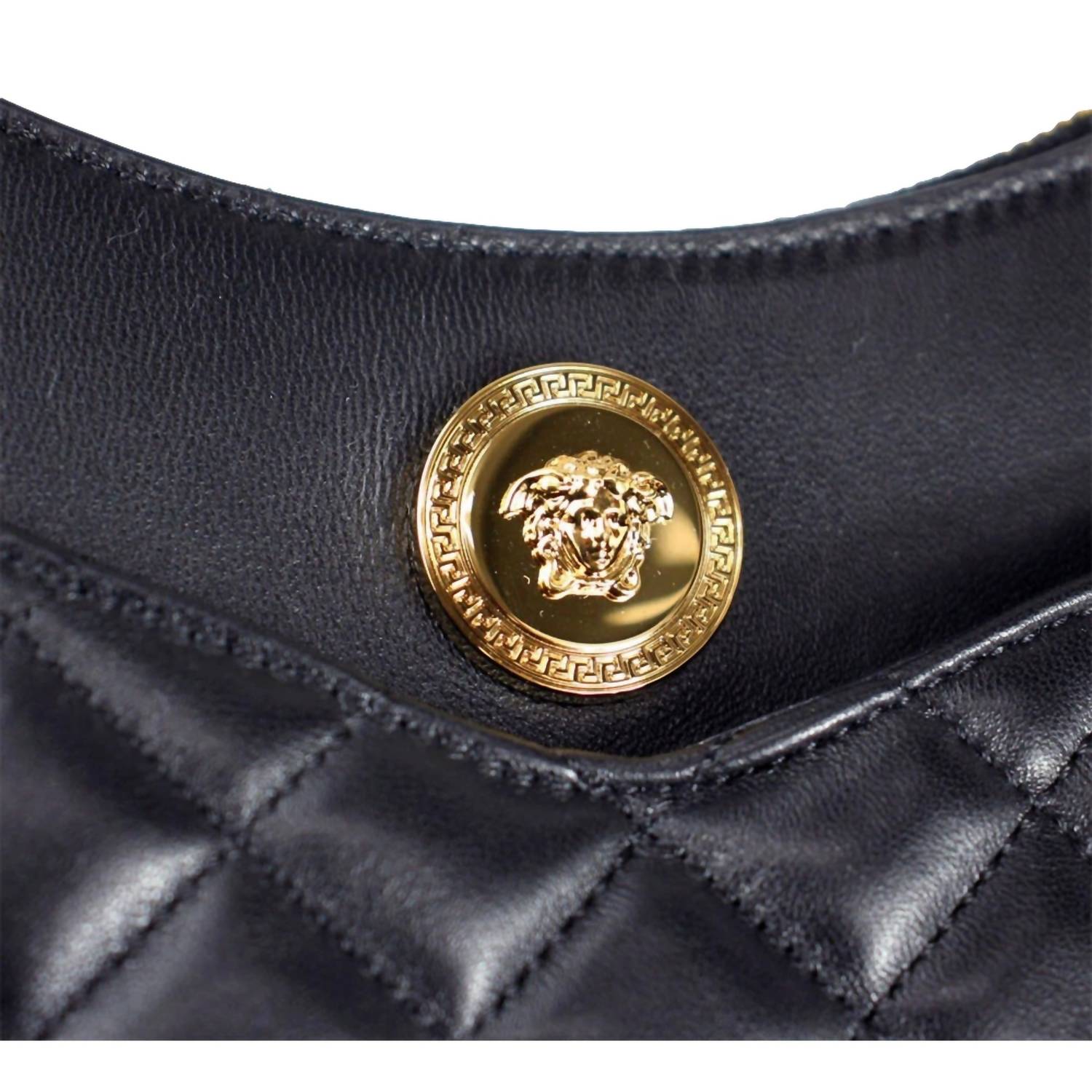 Versace - Women's La Medusa Half Moon Hobo Shoulder Crossbody Bag