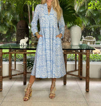 Just Darviny - Karolina V-neck Midi Dress