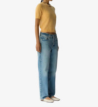 Guest In Residence Compass Sweater Tee in residence compass sweater tee in sorbet - women's t-shirt - detail view