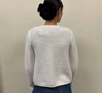 Elliott Lauren - Button Front Textured Cardigan