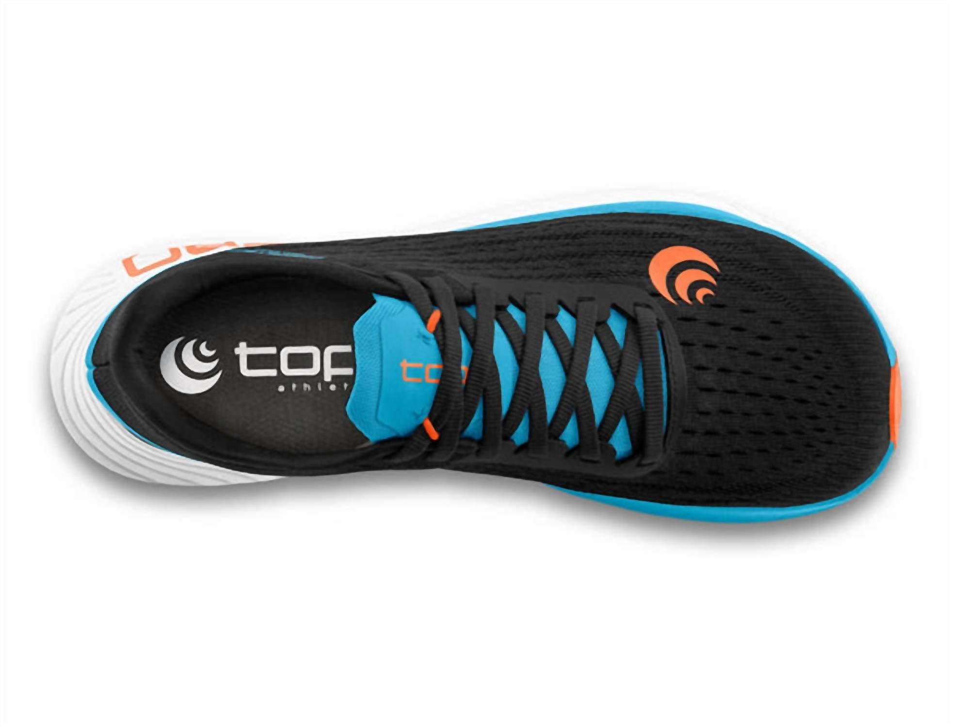Topo Athletic Men's Specter Road Running Shoes in black blue - men's sneaker - alternate view