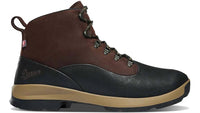 Danner Men's Pub Garden Waterproof Insulated Cap Toe Winter Boots in brown black - men's boots - detail view