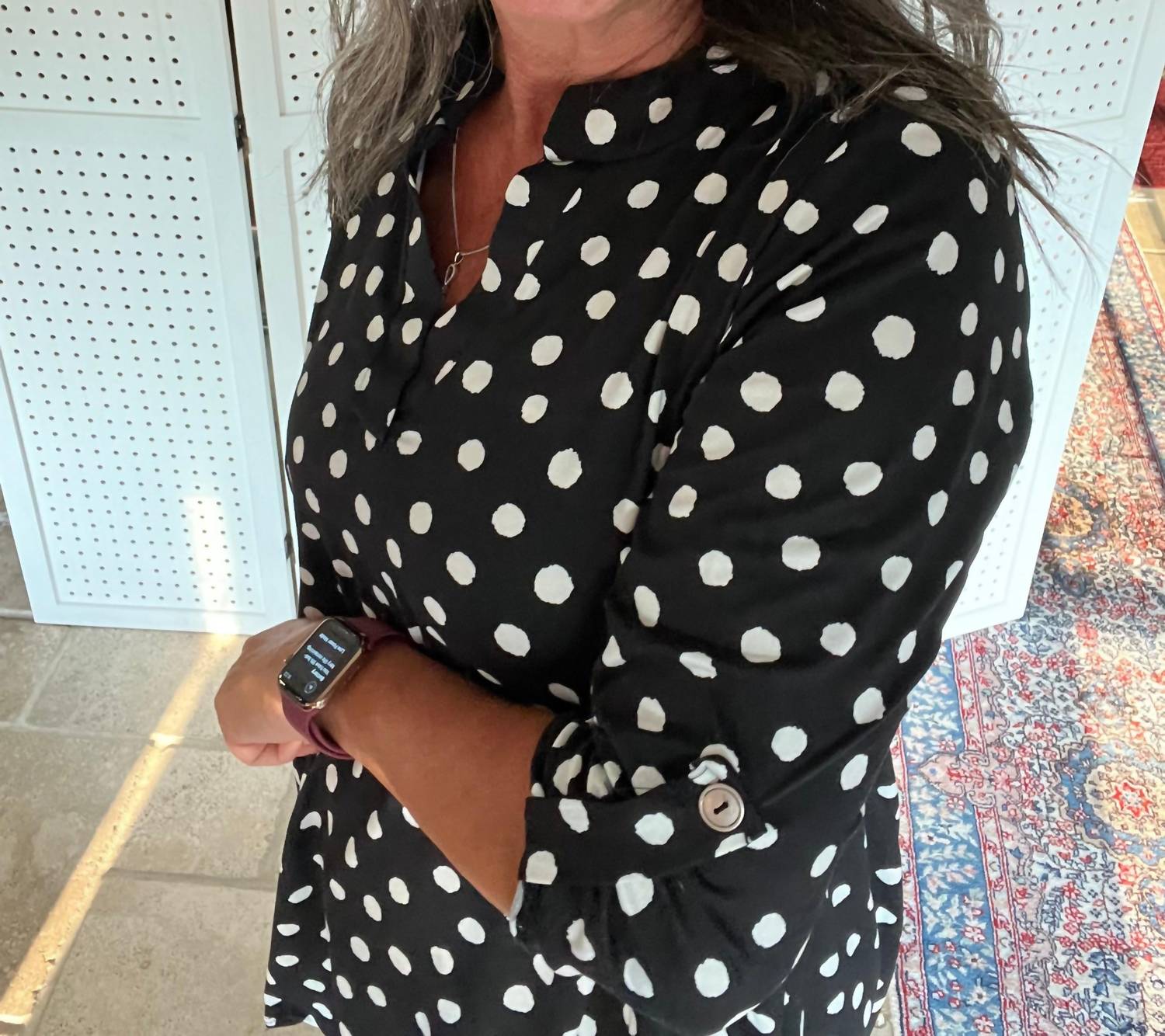 Sew In Love - Cover Me In Spots Buttery Soft Gabby Top