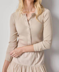 Lilla P - Mixed Media Cardigan