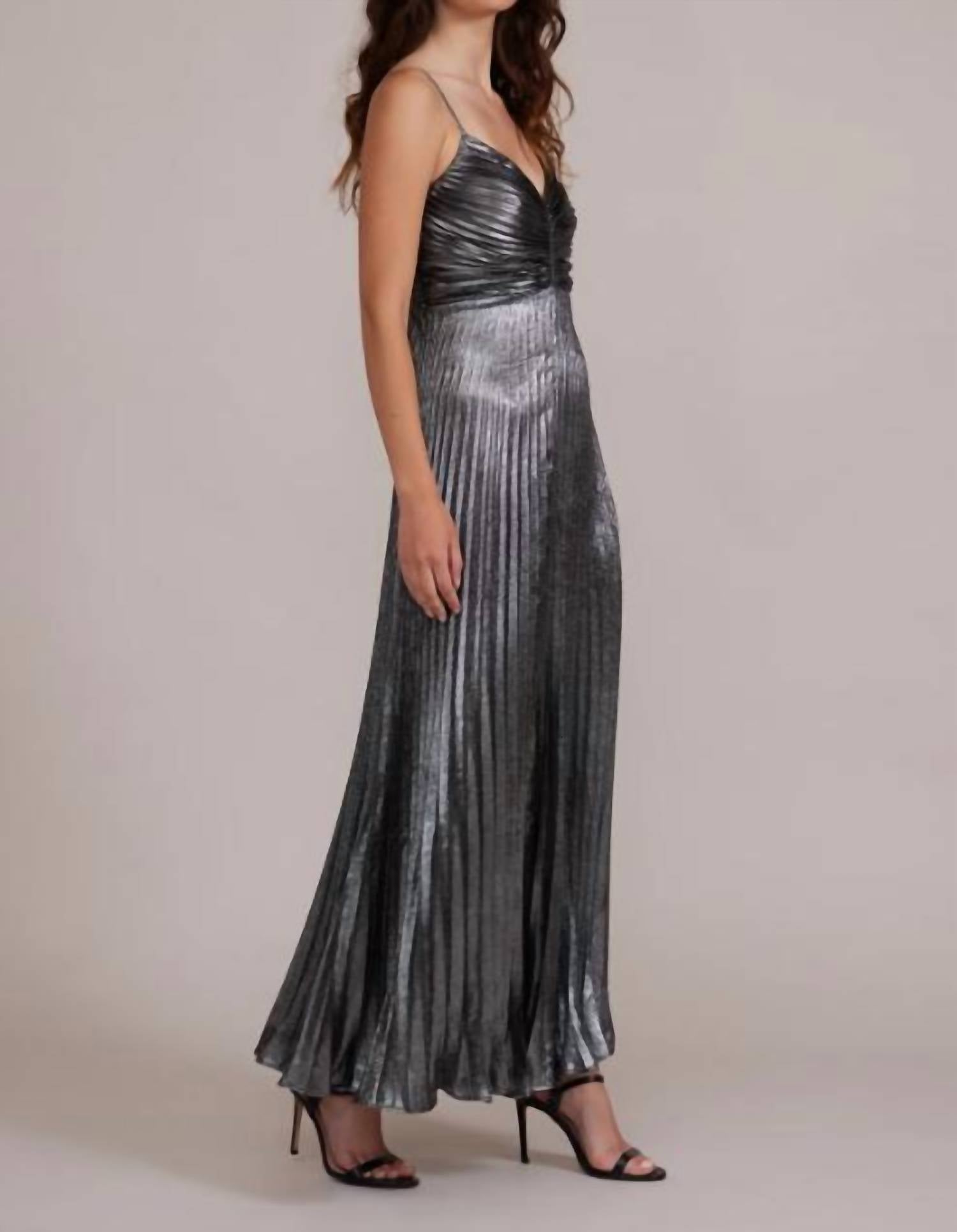 Lucy Paris - Rose Pleated Dress