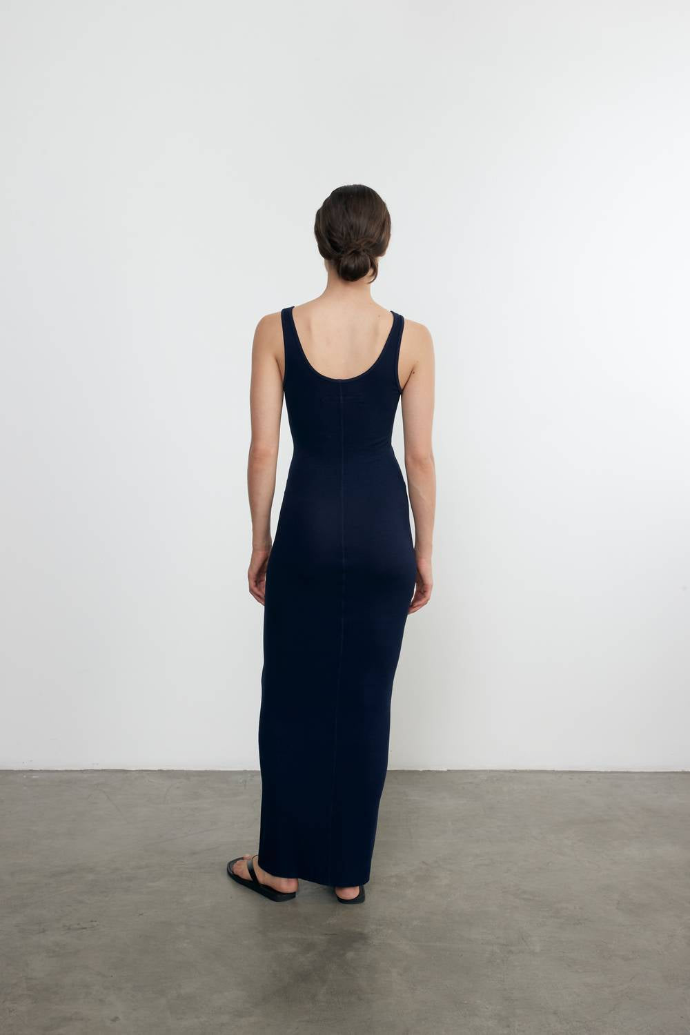 Enza Costa - STRETCH SILK KNIT MAXI TANK DRESS