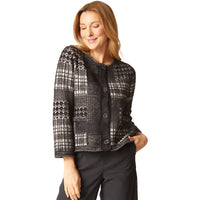 Habitat - Plaid Patchwork Cardigan