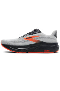 BROOKS Men's Ghost 17 Running Shoe in oyster mushroom orange ebony 1 - men's shoe - alternate view