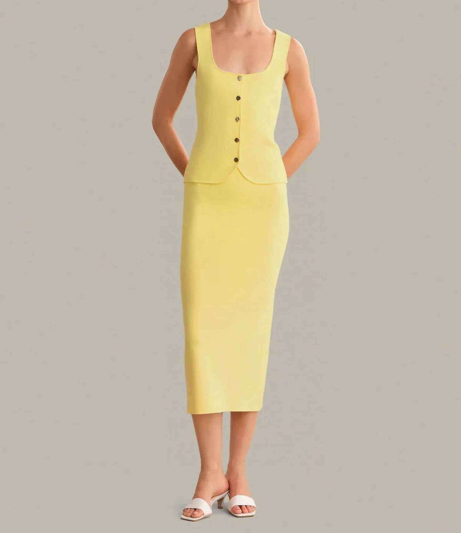525 America - Maria Button Front Corset Top