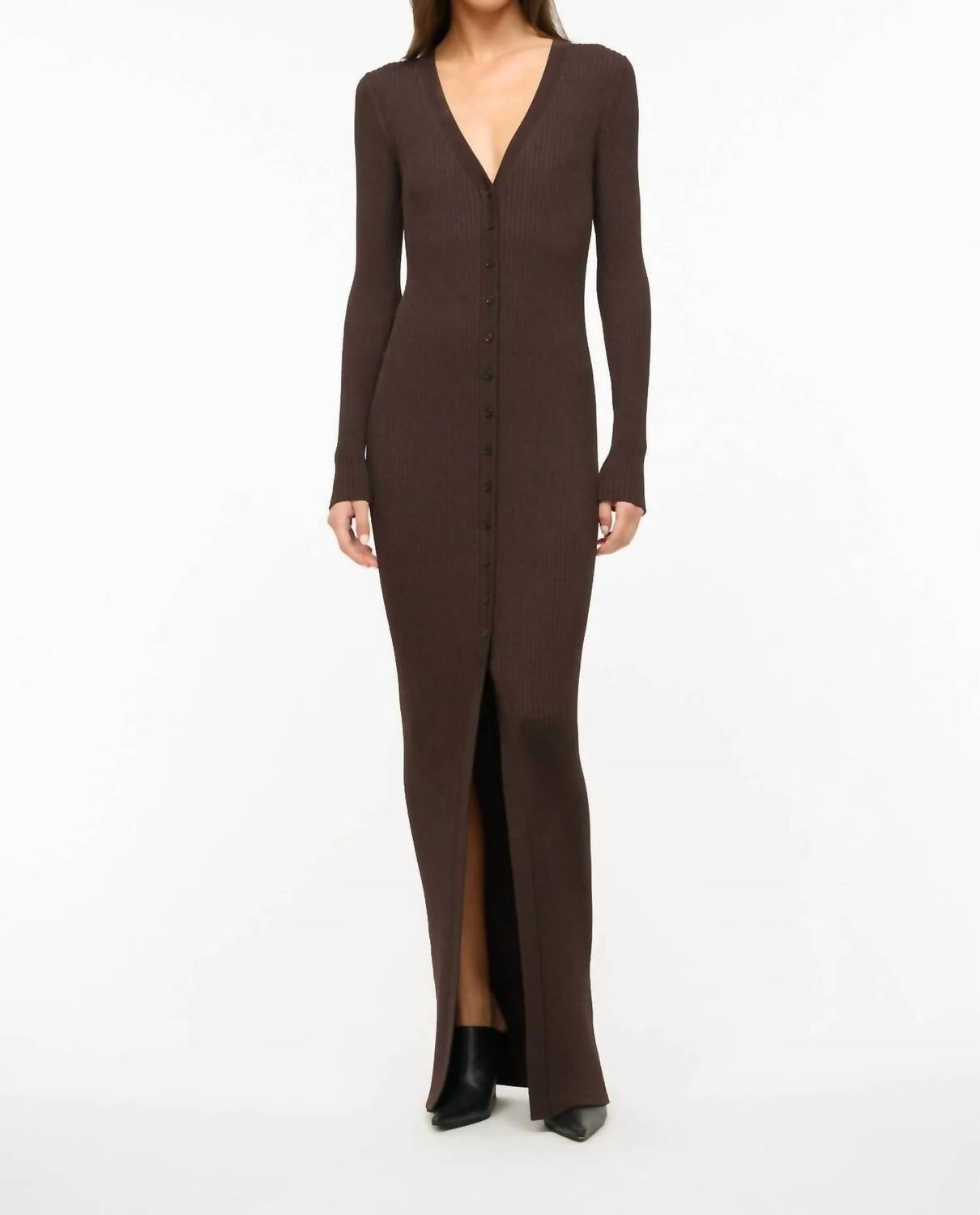 Staud - Shoko Sweater Maxi Dress