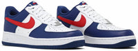 NIKE Men's Air Force 1 Low '07 Shoes in white red blue - men's sneaker