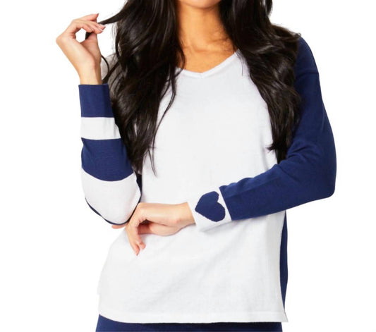 Heart V-Neck Hoodie