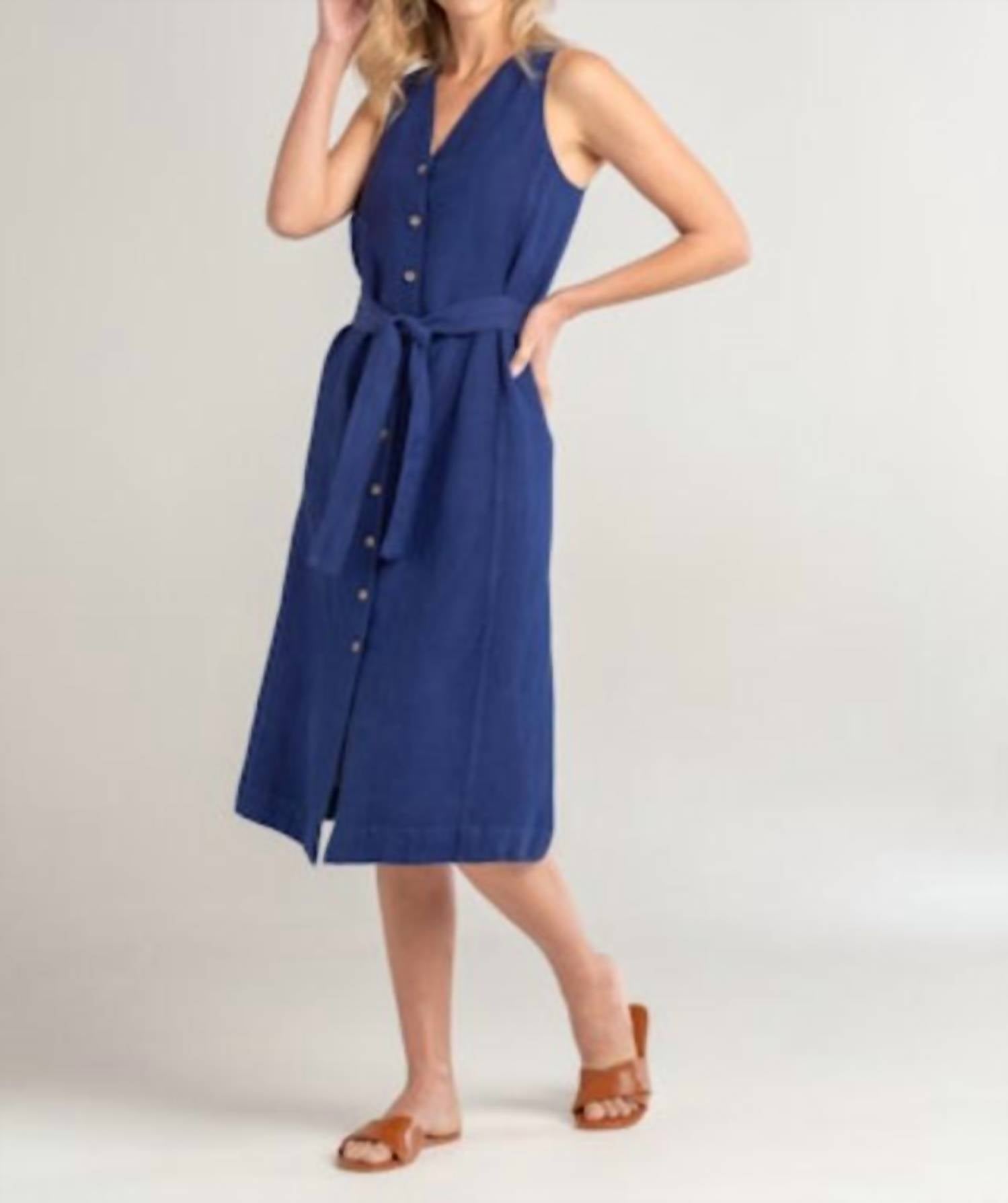 Red Haute - Women's V Neck Dress