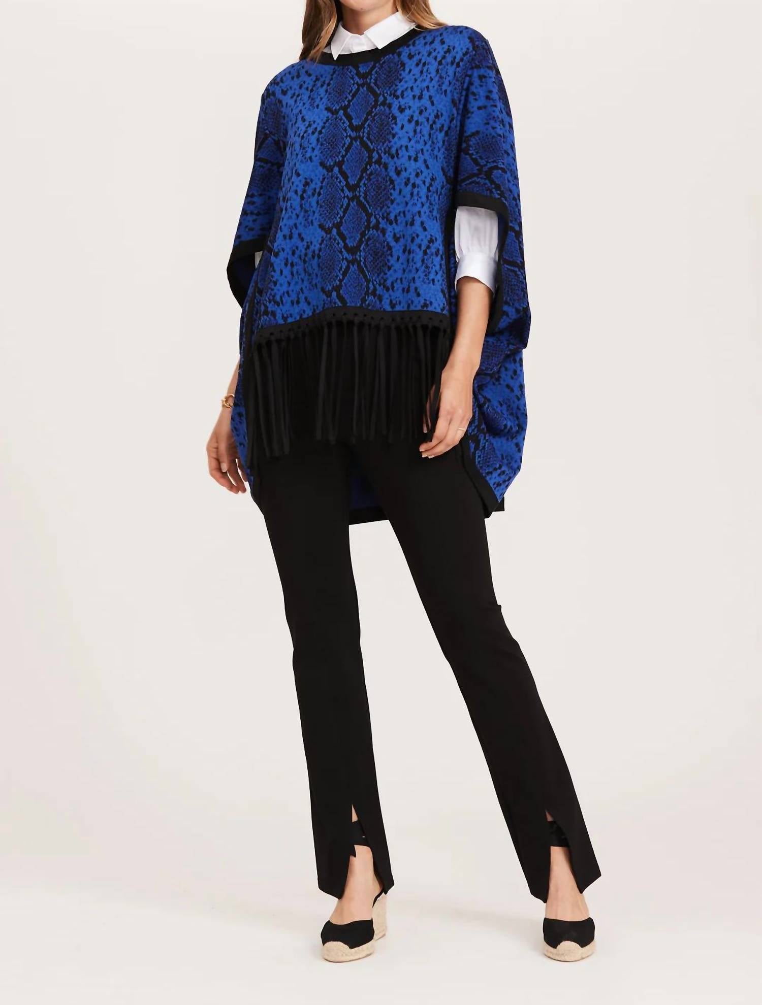 Tyler Boe - Fergie Jacquard Poncho