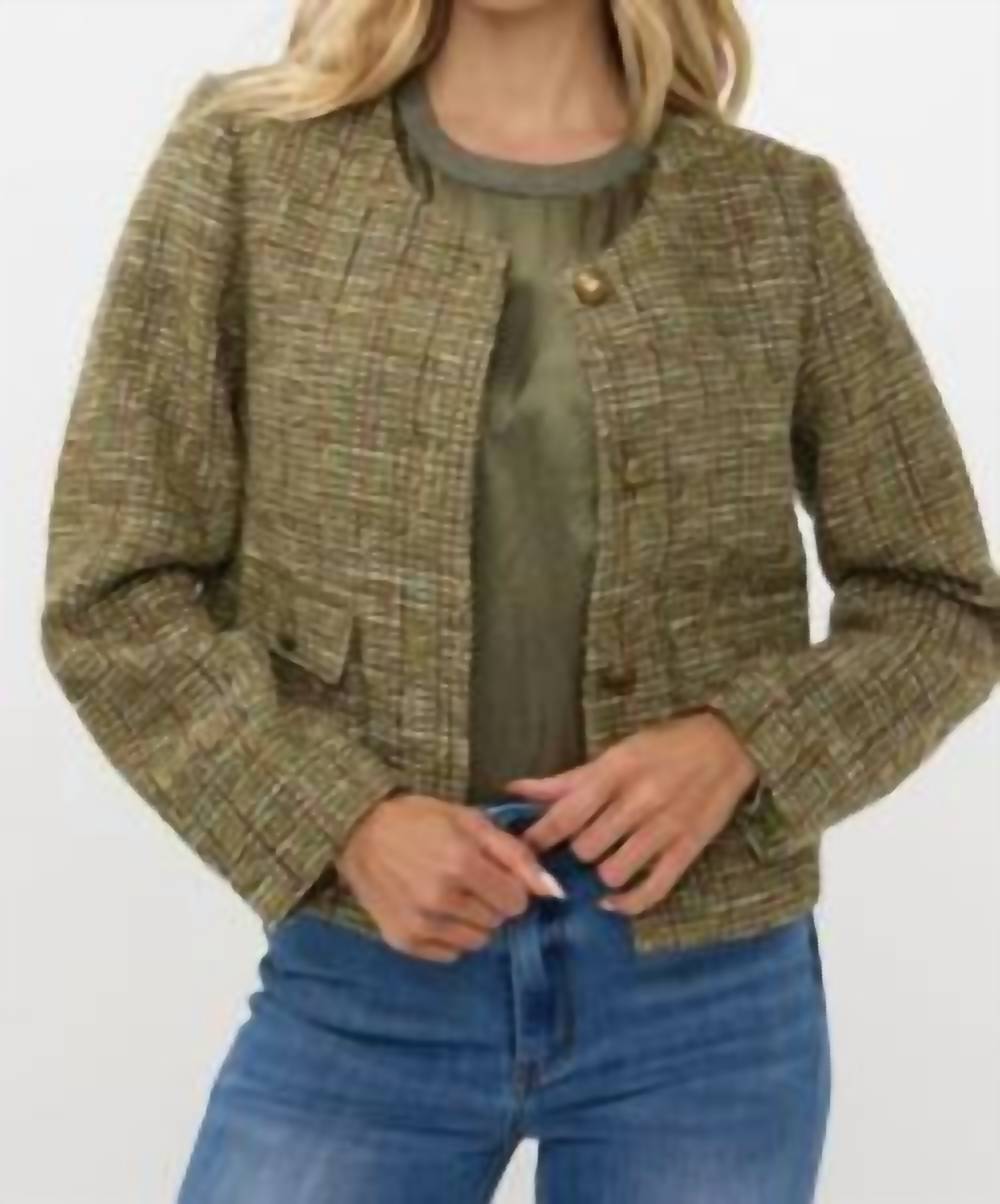 Esqualo - Tweed blazer