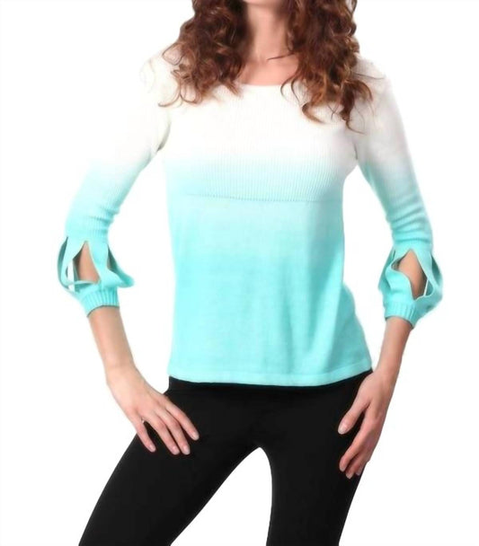 OMBRE CUTOUT EMPIRE TOP