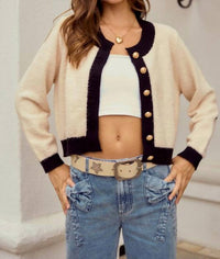 Lovlov - Soft Button Down Sweater Cardigan