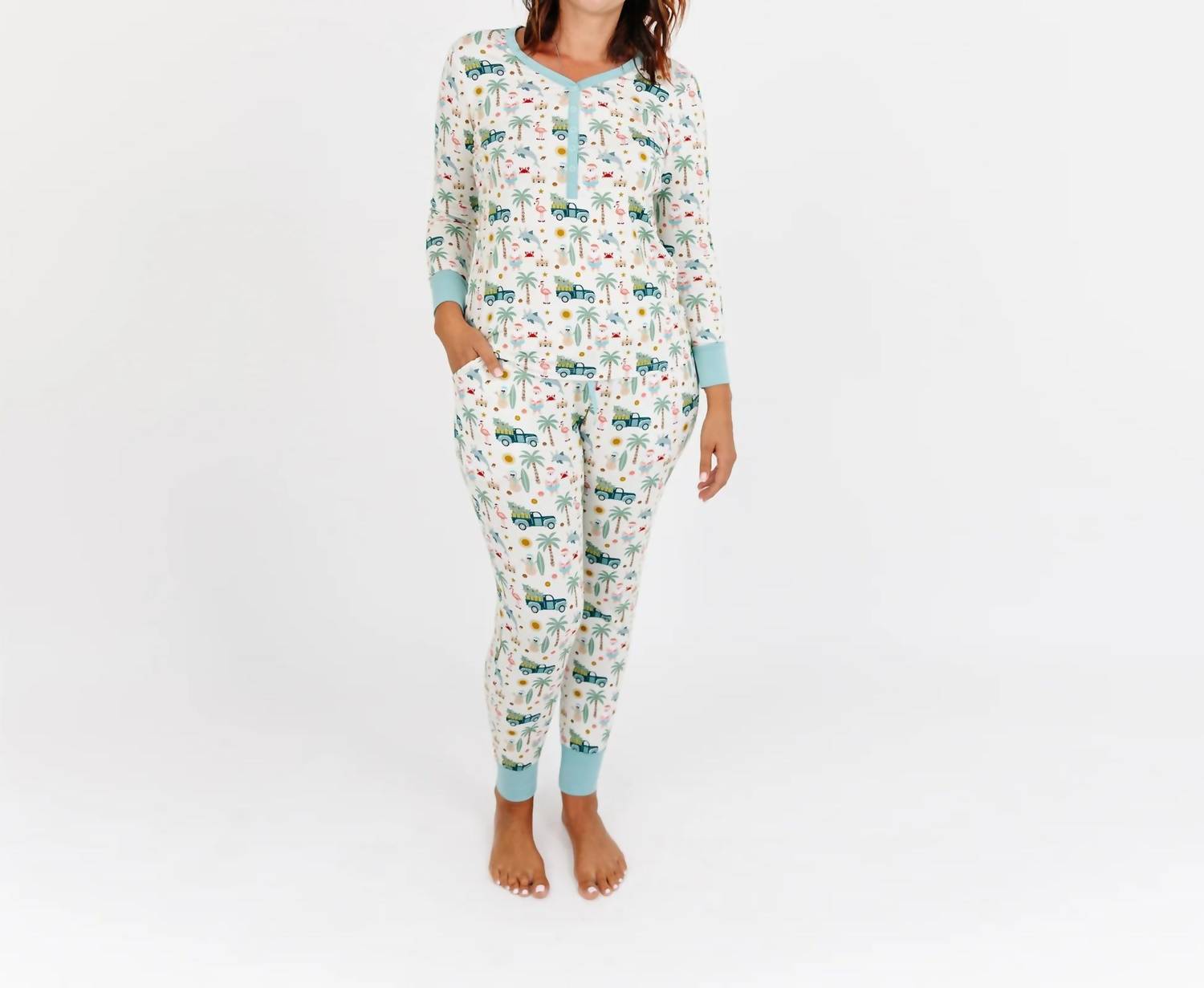 Emerson And Friends - Coastal Christmas Bamboo Top