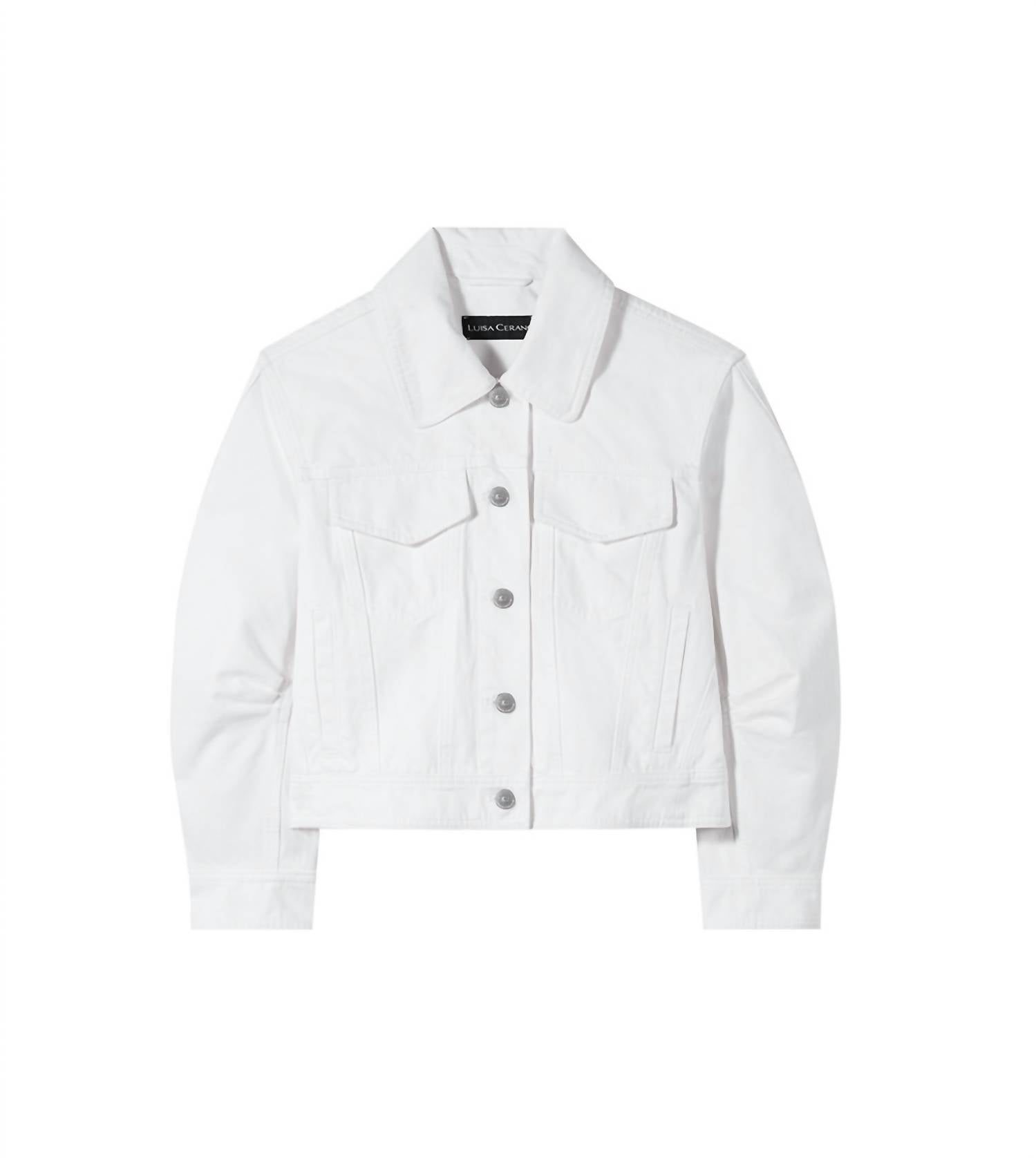 Luisa Cerano - Women's Cropped Denim Jacket