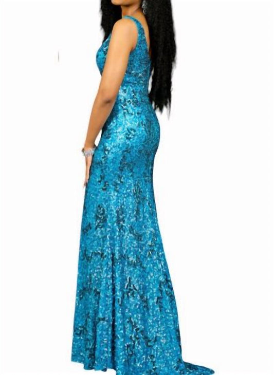 Karishma Creations - Sequined Tulle Dress