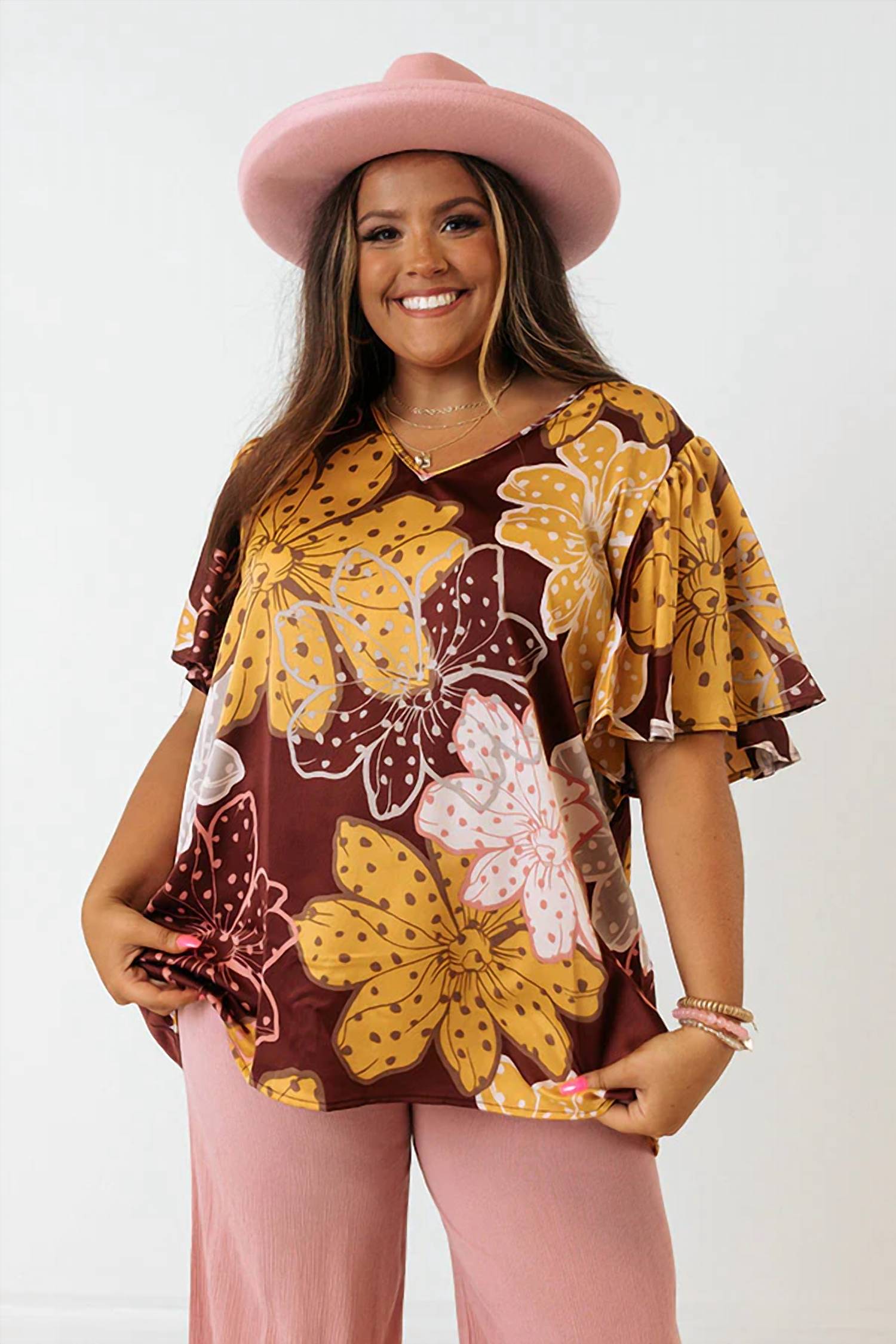 Entro - Island Twist Shift Top - Plus