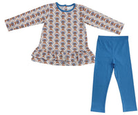 Jumping Jolly Girl's Gobble Pant Set in blue - item