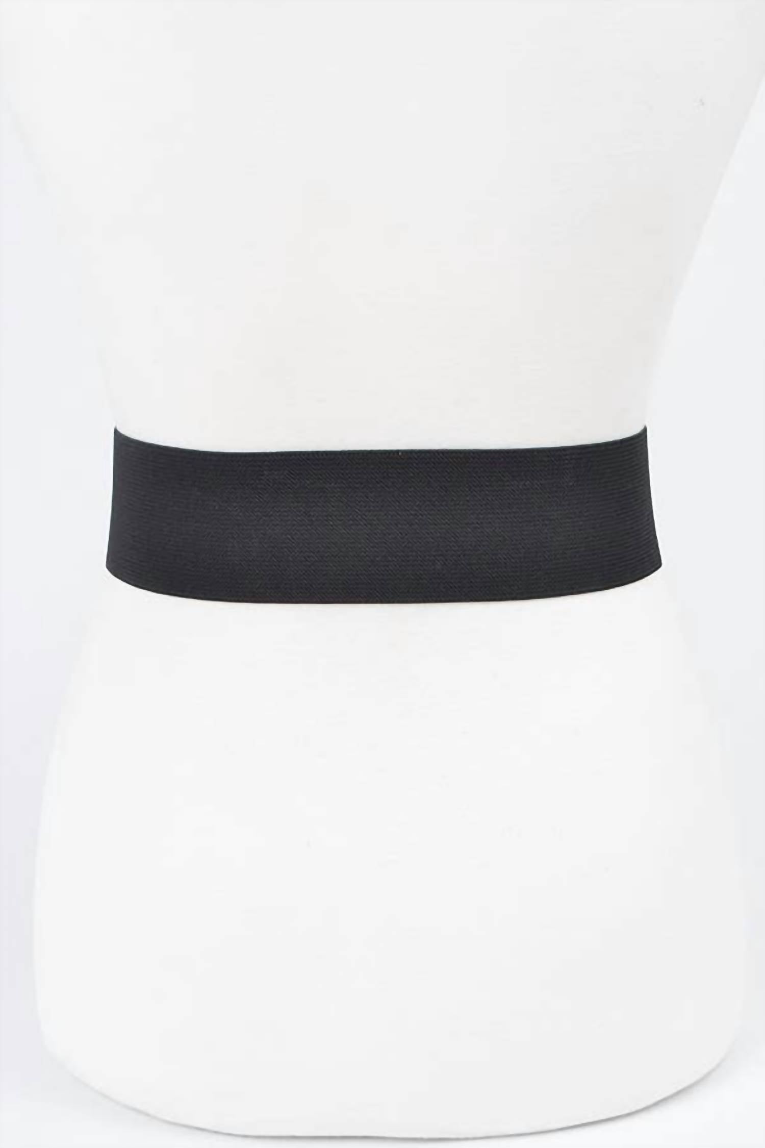 3Am By H&D Accessories - Women's Aurora Borealis Stone Flower Elastic Belt