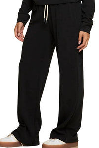 FUNDAMENTAL COAST Later On Wide Leg Pants in black - women's pants - detail view