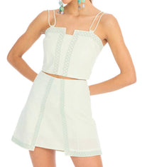 ALLISON NEW YORK Colette Tank in mint - women's tank top