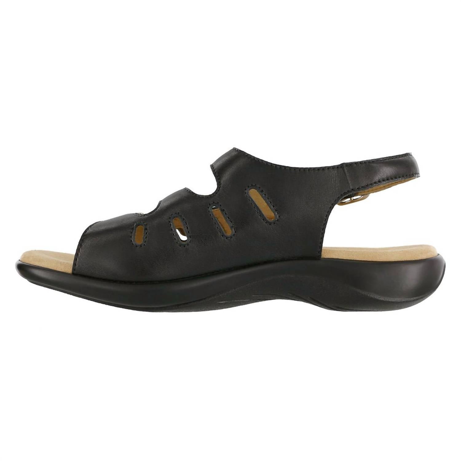 SAS Women's Slingback Sandal in black - women's sandal - detail view