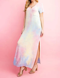 Tie Dye Long Dress
