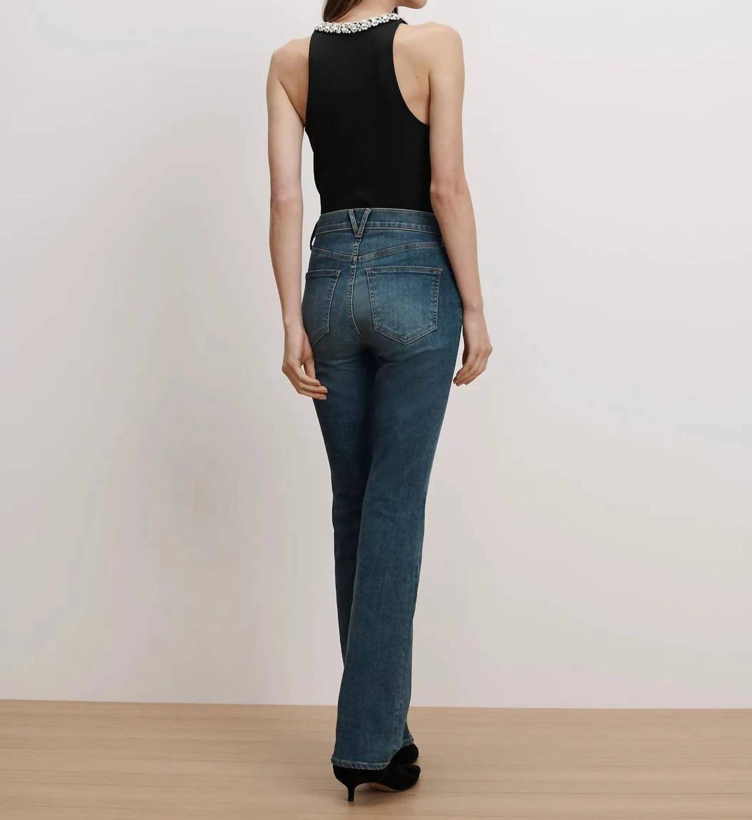 Veronica Beard Ayres Embellished Tank Top in black 1 - women's tank top - view 4